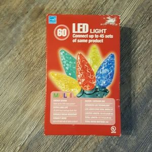 60 LED multi colors light connect up to 45 sets